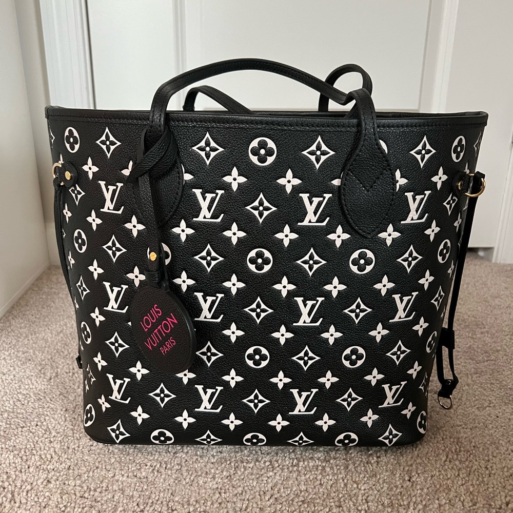 LOUIS VUITTON Empreinte Spring In The City Neverfull Black White- PRICE FIRM